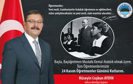 BAŞKAN AYDIN  MİLLETCE ULAŞILAN  SEVİYENİN MİLLETİ ÖĞRETMENLERDİR
