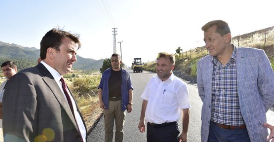 BAŞKAN ERKOÇ; YOLLARIMIZI MODERNİZE EDİYORUZ