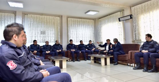 BAŞKAN ERKOÇ’TAN ÇEVİK KUVVET’E ZİYARET