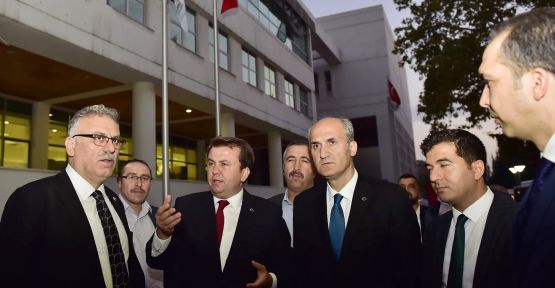 BAŞKAN YARDIMCISI YÜKSEL’DEN BÜYÜKŞEHİR’E ZİYARET