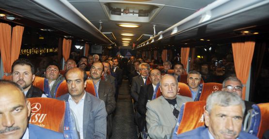 BÜYÜKŞEHİR MUHTARLARI ÇANAKKALE’YE UĞURLADI