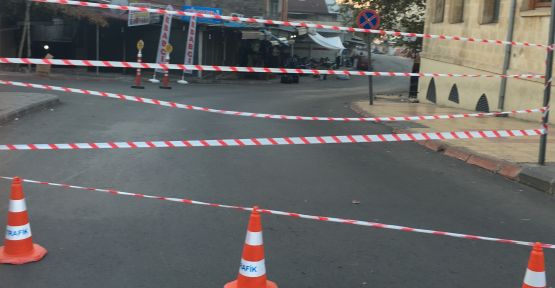 DEREPAZARI TRAFİĞE KAPATILDI