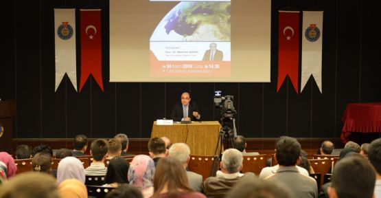 DOÇ. DR. ŞAHİN, KSÜ’DE “YAKINIMIZDAKİ COĞRAFYA: ORTADOĞU”YU ANLATTI