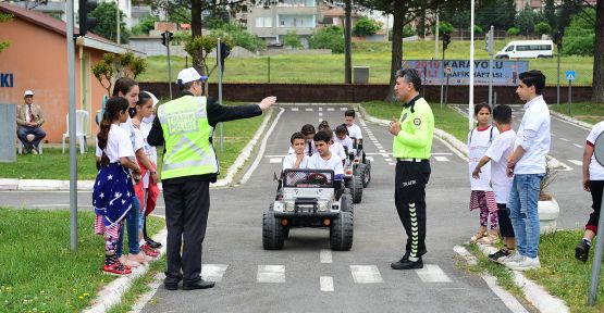 DULKADİROĞLU’NDA TRAFİK EĞİTİMİ