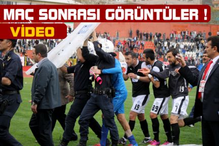 İŞTE MAÇ SONRASI GÖRÜNTÜLER