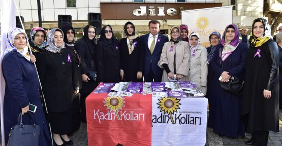 KADINA ŞİDDETE DUR DEDİLER
