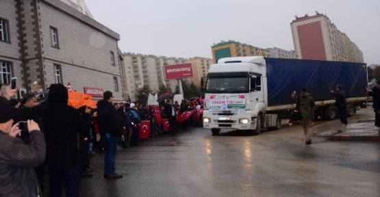 KAHRAMANMARAŞ YENİDEN ENSAR OLDU:143 TIR YARDIM