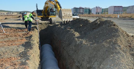 KASKİ, HASTANE BULVARDA YAĞMUR SUYU ÇALIŞMASINI TAMAMLADI