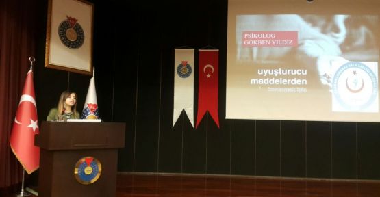 KSÜ ÖĞRENCİLERİNE ‘MADDE BAĞIMLILIĞI UYUŞTURUCU İLE MÜCADELE’ SEMİNERİ VERİLDİ