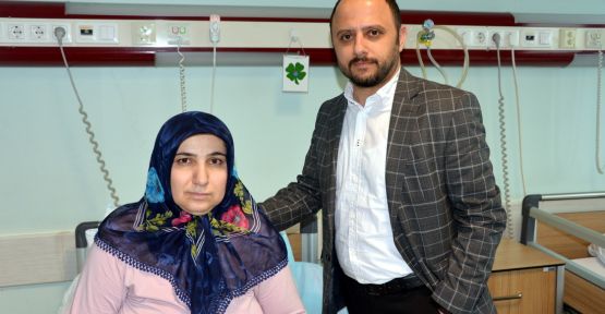 KSÜ’DE, AMELİYATLA 33 YAŞINDAKİ HASTANIN KALBİNDEN 6 CM. ÇAPINDA KİTLE ÇIKARILDI
