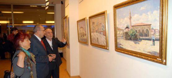 RESSAM ALİYEV, SANKO SANAT GALERİSİ’NDE SERGİ AÇTI 