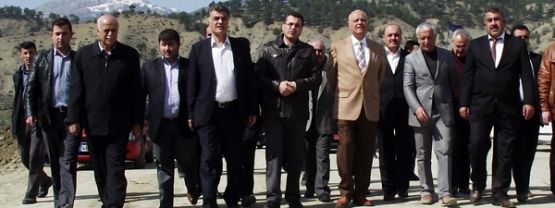 SAĞLAM ILICA YOLUNU İNCELEDİ