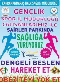 SAĞLIKLI YAŞAM İÇİN YÜRÜYÜŞ GERÇEKLEŞTRİLDİ