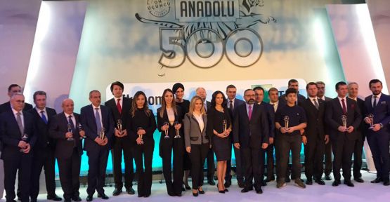 SANKO’YA, “ANADOLU 500’E EN FAZLA ŞİRKET GÖNDEREN GRUPLAR” KATEGORİSİNDE 12 ŞİRKETLE BİRİNCİLİK ÖDÜLÜ 