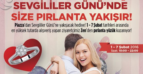 SEVGİNİN KIYMETİNİ BİLENLERE PIRLANTA YÜZÜK HEDİYE!