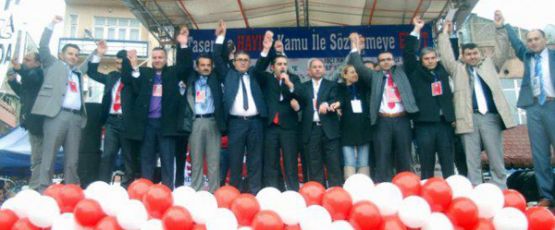 TAŞERON İŞÇİLER, GiRESUN'DA MİTİNG YAPTI