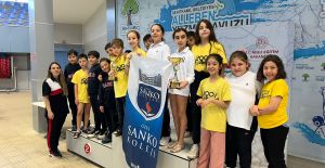 YÜZMEDE SANKO OKULLARININ BAŞARISI
