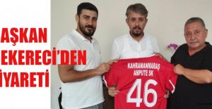 BAŞKAN BEKERECİ’DEN BELEDİYESPOR ŞUBE MÜDÜRLÜĞÜNE ZİYARET