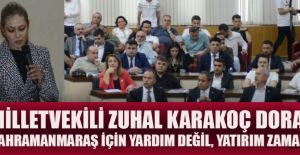 MİLLETVEKİLİ DORA, KAHRAMANMARAŞ’IMIZ İÇİN KOLLARI SIVAMALIYIZ