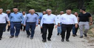 VALİ ÜNLÜER VE BAŞKAN GÜNGÖR YAVŞAN YAYLASINDA