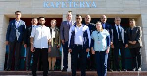 REKTÖR YASIM, KSÜ’DE EĞİTİM GÖREN FİLİSTİNLİ ÖĞRENCİLERİ AĞIRLADI