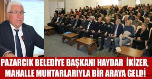 BAŞKAN İKİZER, PROJELERİNİ ANLATTI,...