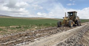 AFŞİN’DE 9 MAH. ULAŞIM SAĞLAYAN YOL YENİLENİYOR
