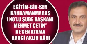 EĞİTİM-BİR-SEN BAŞKANI ÇETİN'DEN SERT TEPKİ: "BAKANLIK BU HATADAN DÖNMELİDİR"
