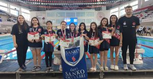 SANKO OKULLARI KIZ YÜZME TAKIMI BÖLGE ŞAMPİYONU