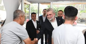 BAŞKAN GÖRGEL, KANUNİ’DE ESNAF VE VATANDAŞLARLA