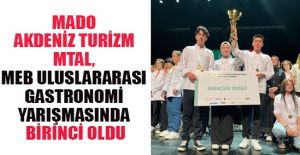 MADO OKULU, GASTRONOMİDE TÜRKİYE BİRİNCİSİ