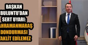 MARAŞ DONDURMASINA DAİR KAMUOYUNA DUYURU