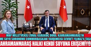 MHP MV.DORA: “MARAŞ SUSUZ KALAMAZ”