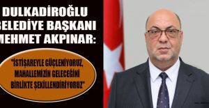 BAŞKAN AKPINAR, 2 OCAK’TA DEREKÖY MAHALLESİNDE