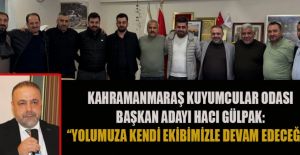 HACI GÜLPAK: “KENDİ HEDEFİMİZLE, KENDİ YOLUMUZDAYIZ”