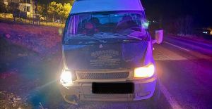 HAFİF TİCARİ ARACIN ÇARPTIĞI YAYA ÖLDÜ