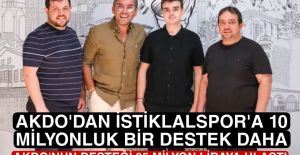 AKDO’NUN İSTİKLALSPOR’A DESTEĞİ SÜRÜYOR