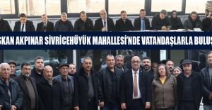 BAŞKAN AKPINAR’DAN HALK İLE BULUŞMAYA DEVAM