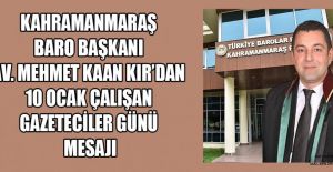 BAŞKAN AV. KIR: DEMOKRASİNİN EN ÖNEMLİ YAPI TAŞLARI