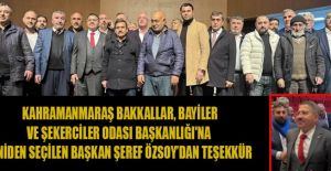 BAŞKAN ÖZSOY’DAN: BÜTÜN ÜYELERİNE TEŞEKKÜR