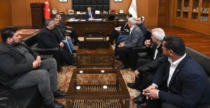 GÜRBAK ve MUHTARLARIN BAŞKAN GÖRGEL’E ZİYARETİ