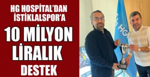 İSTİKLALSPOR’A 10 MİLYONLUK DESTEK; HG HOSPİTAL’DAN