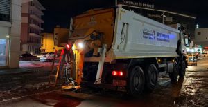 KUZEY İLÇELERDE KAR NÖBETİ