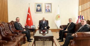 MHP İL BAŞKANI METEHAN'DAN VALİ ÜNLÜER'E ZİYARET