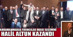 FIRINCILAR ODASI’NDA YENİ BAŞKAN; HALİL ALTUN