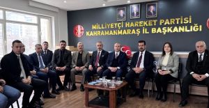 MHP’Lİ TURAN ŞAHİN BİR DİZİ ZİYARETLER İÇİN MARAŞ’TA