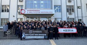 MİLLİ EĞİTİMDEN SESSİZ ANMA TÖRENİ