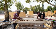 BAŞKAN GÖRGEL, FUAR ALANINDAKİ HAZIRLIKLARI İNCELEDİ