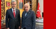 BAŞKAN METEHAN, LİDERİ BAHÇELİ İLE GÖRÜŞTÜ