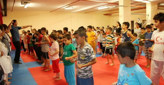 YAZ SPOR OKULU “Taekwondo” BRANŞINA YOĞUN İLGİ